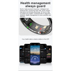 Gesture Sensing Health Tracker With Temperature Monitoring, Call and Message Alerts