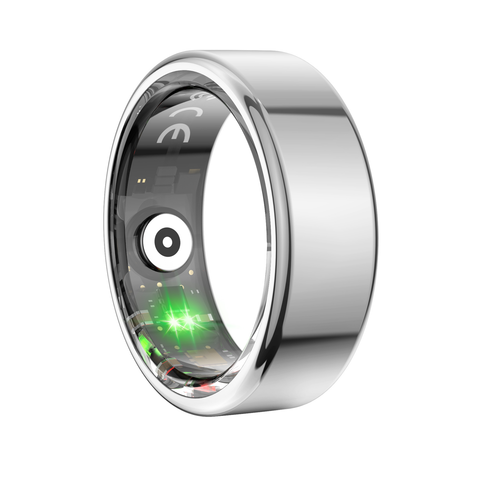 Smart Unisex Ring Fitness Tracker with Gesture Sensing