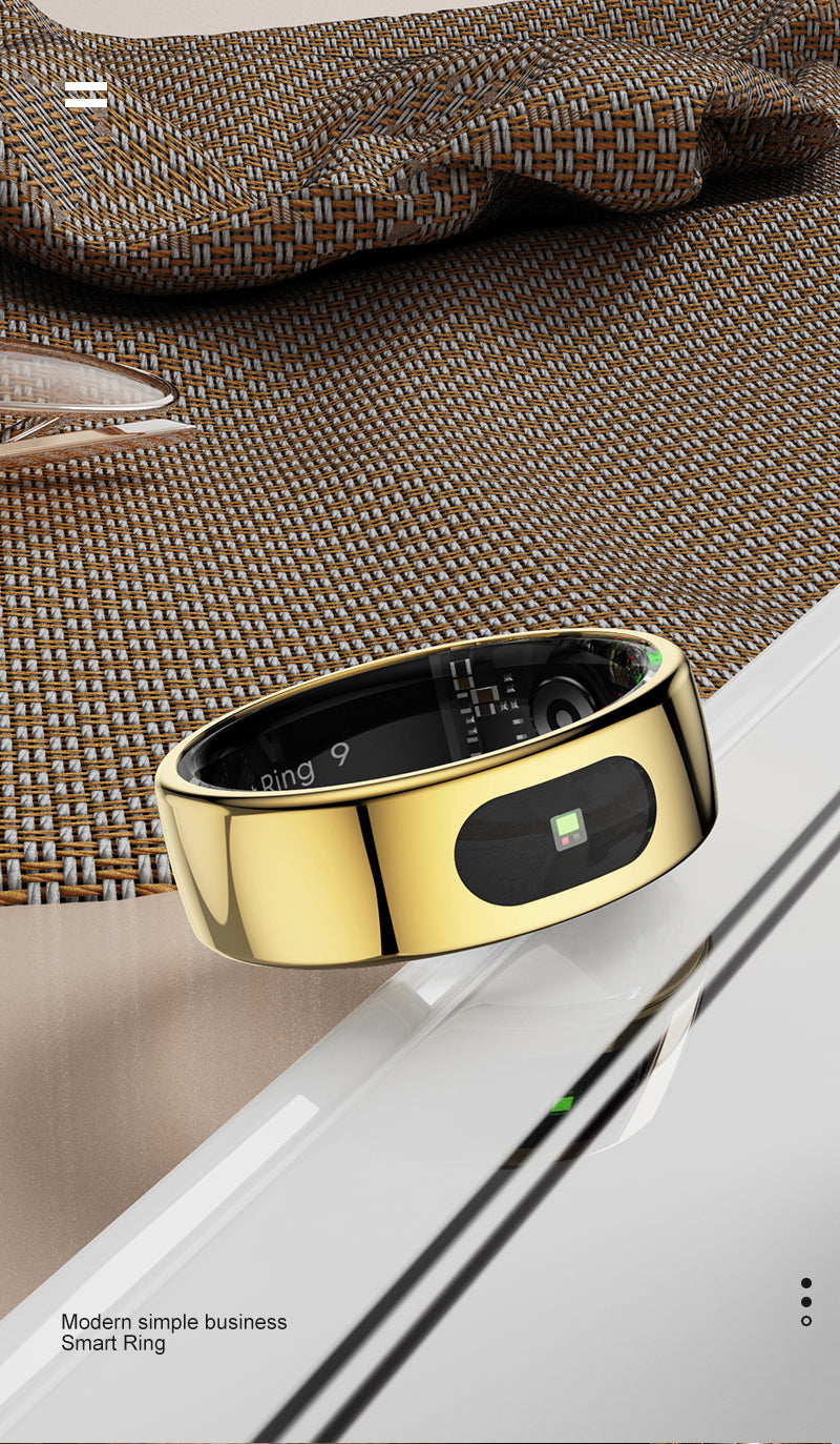 Gesture Sensing Health Tracker With Temperature Monitoring, Call and Message Alerts