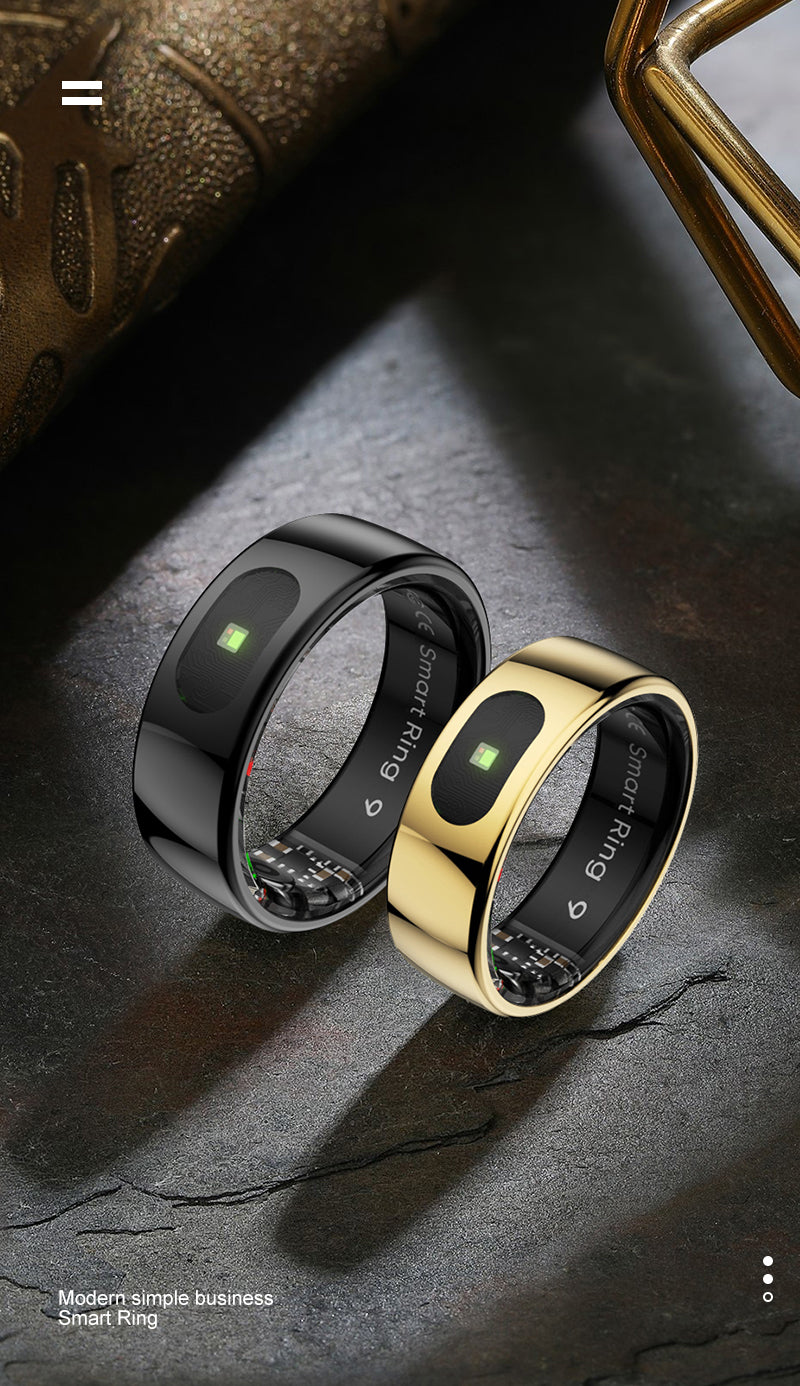 Gesture Sensing Health Tracker With Temperature Monitoring, Call and Message Alerts