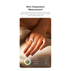 Smart Ring Notification Reminder Skin Temperature Monitor Touch NFC Health Tracker