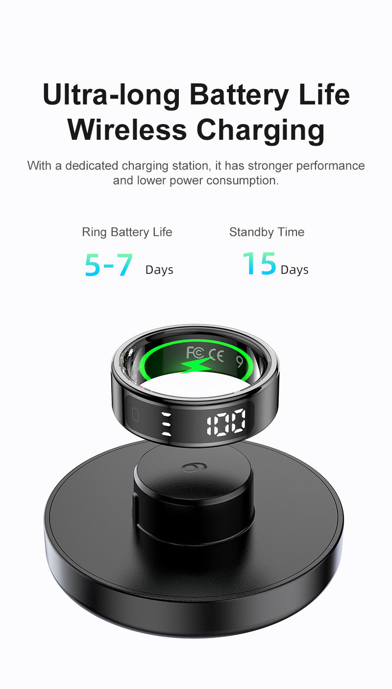 2026 Unisex Smart Ring with Smart Touchscreen Display