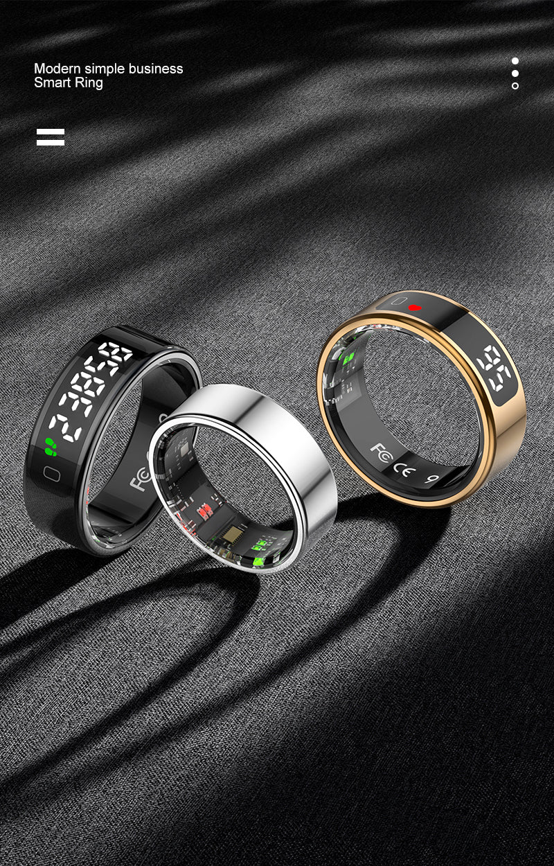 2026 Unisex Smart Ring with Smart Touchscreen Display