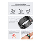 Smart Ring Notification Reminder Skin Temperature Monitor Touch NFC Health Tracker