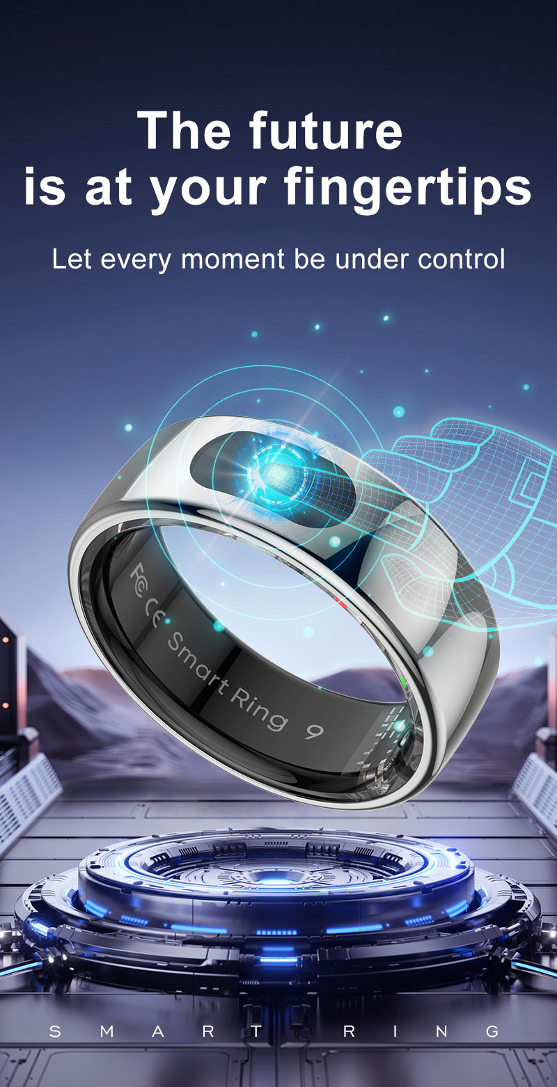 Gesture Sensing Health Tracker With Temperature Monitoring, Call and Message Alerts