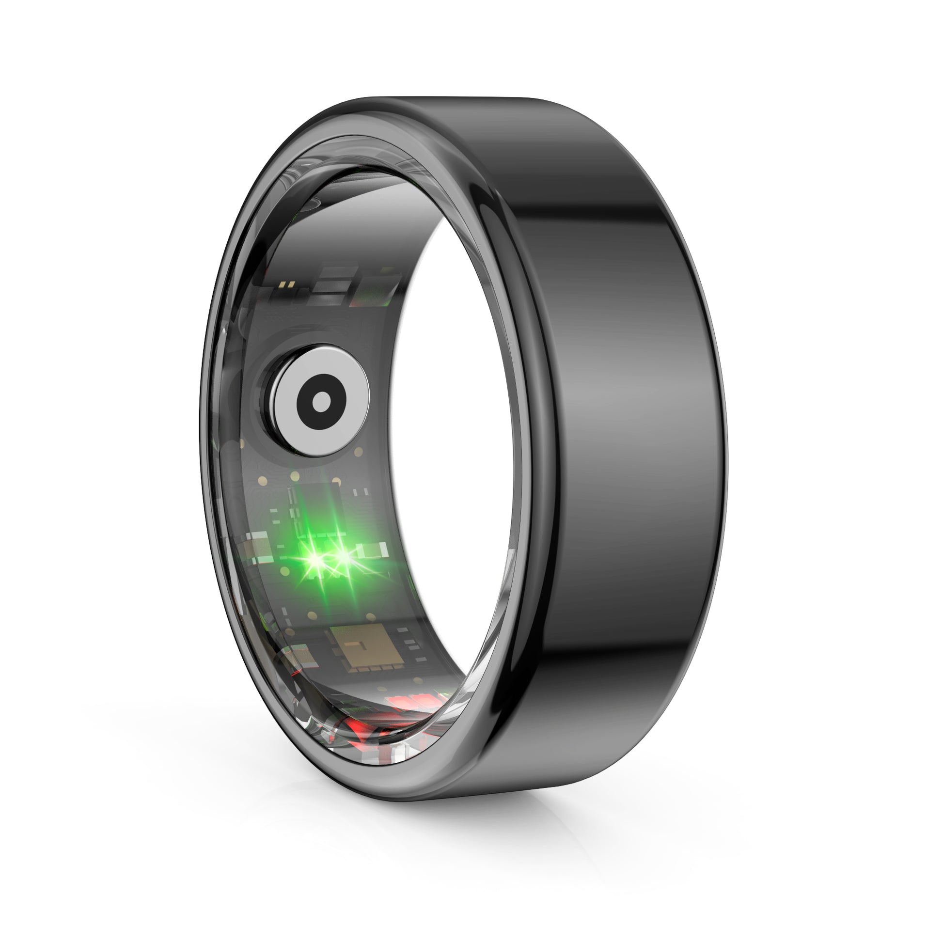 Smart Unisex Ring Fitness Tracker with Gesture Sensing