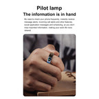 Gesture Sensing Health Tracker With Temperature Monitoring, Call and Message Alerts