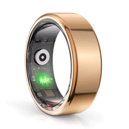 Smart Unisex Ring Fitness Tracker with Gesture Sensing