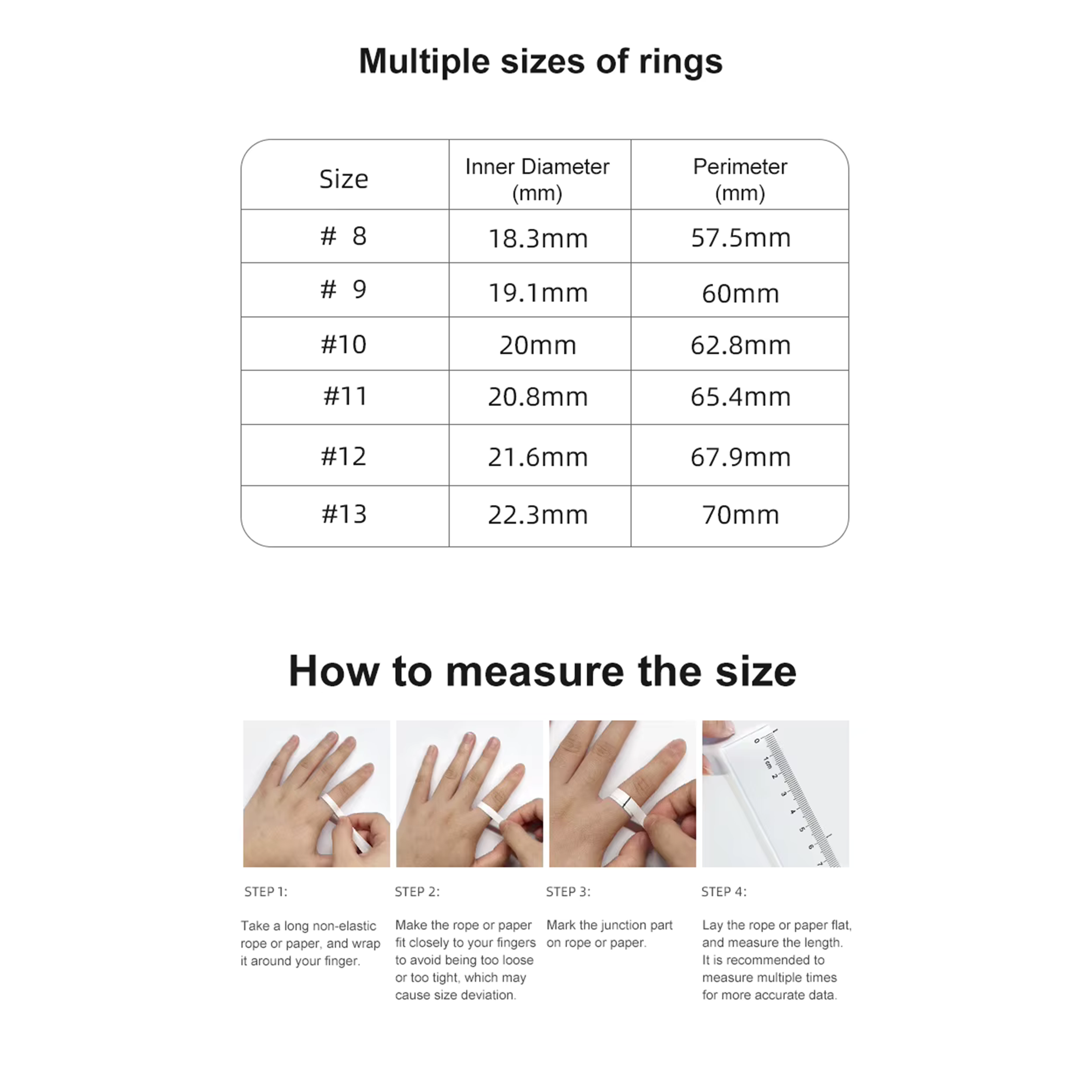 Smart Unisex Ring Fitness Tracker