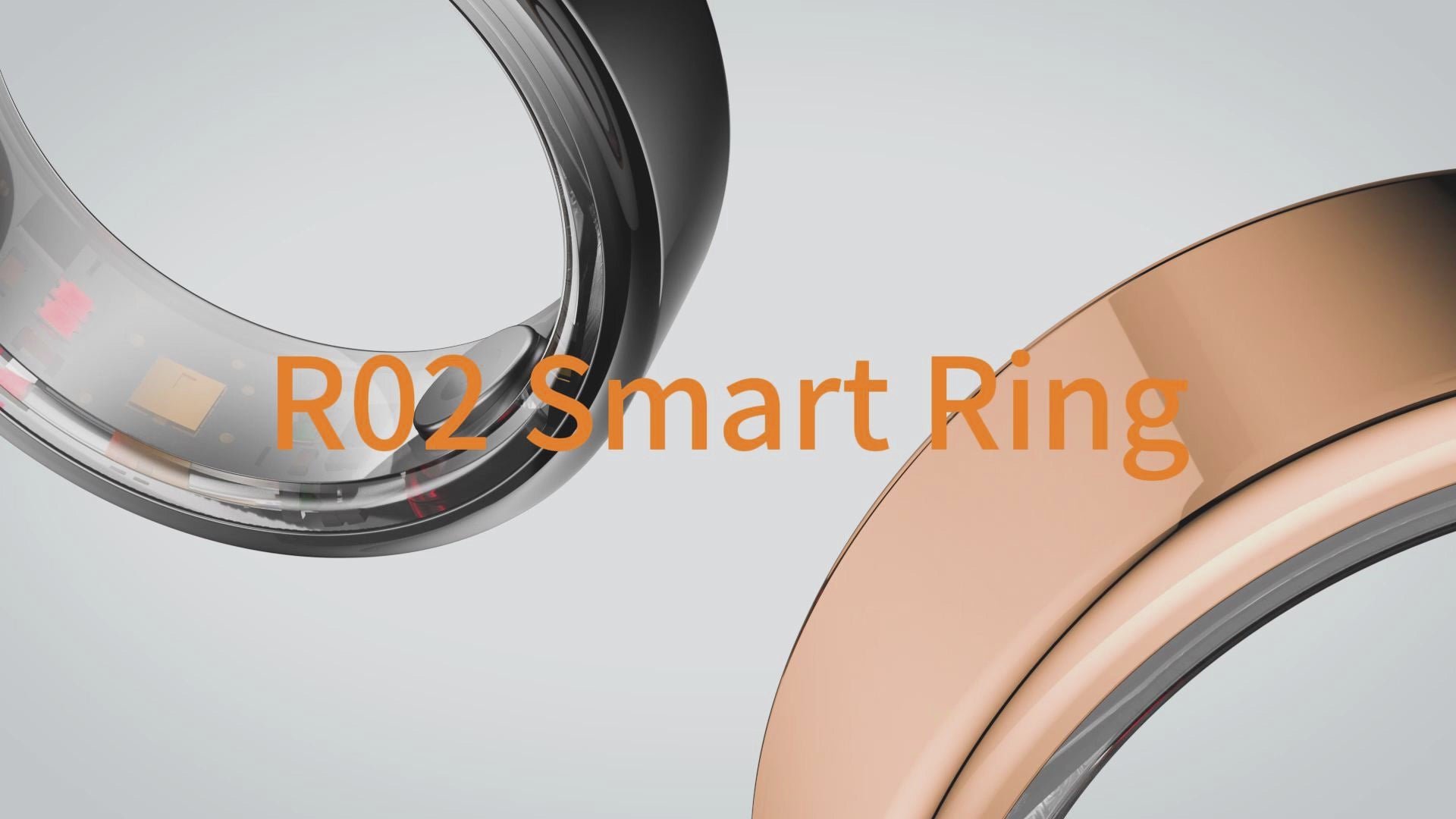 Smart Unisex Ring Fitness Tracker with Gesture Sensing
